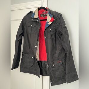 Barbour Black Waxed Cotton Jacket